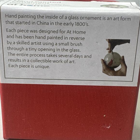 Santa 2021 Li Bien Christmas wishes Ornament Inside Painted At Home Brand - Picture 6 of 8